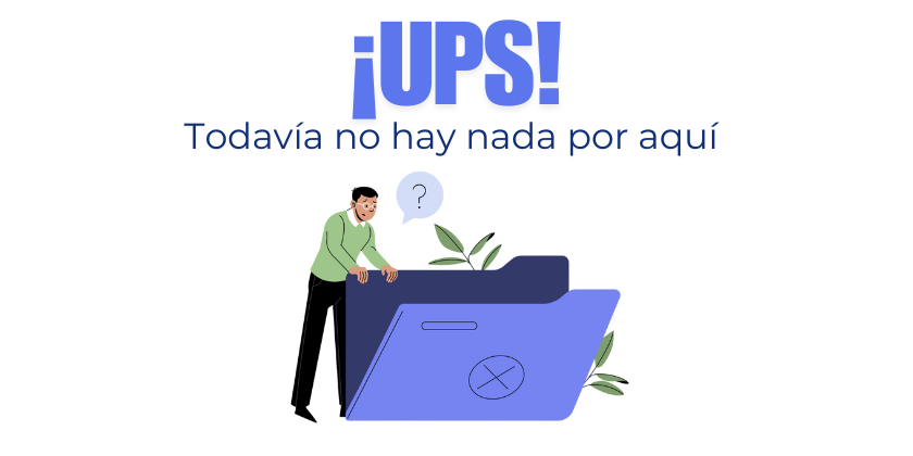 Todavía no hay nada por aquí