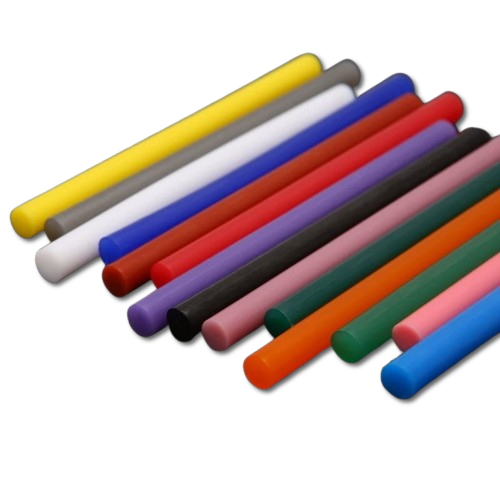 Varillas de silicona de colores